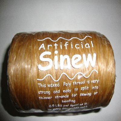 Artificial Sinew Thread for Leather and Beadwork